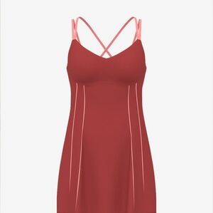 Vsx elevte chroma contours flare dress